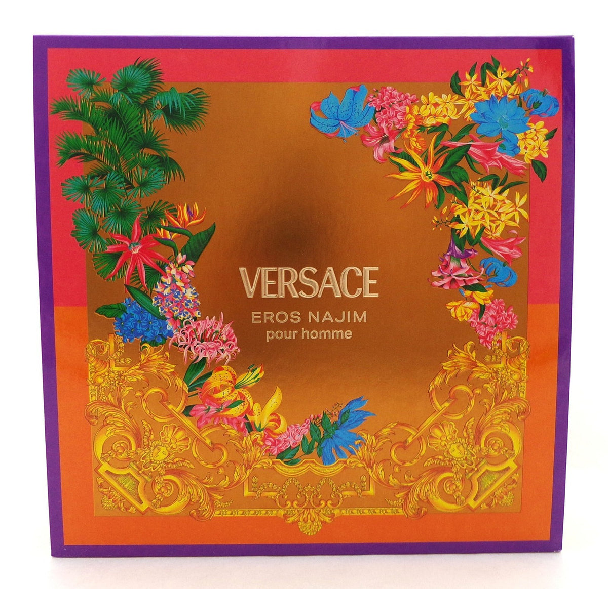 Versace EROS NAJIM Pour Homme 2 pcs Set 3.4 Parfum Spray + 0.3 Parfum Travel Spr