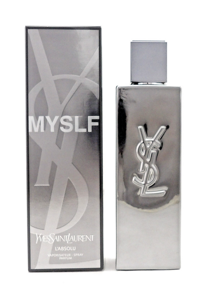 Yves Saint Laurent MYSLF L' ABSOLU 3.3 oz. PARFUM Spray for Men. New DAMAGED Box