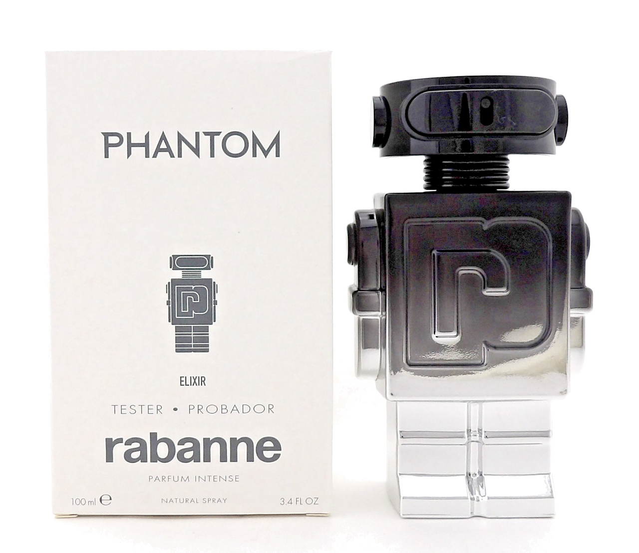 Phantom ELIXIR by Rabanne 3.4 oz/ 100 ml Parfum Intense Spray for Men New Tester