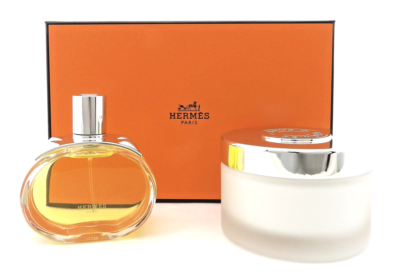 Hermes Barenia 3.3 oz. Eau de Parfum Spray + 6.5 oz. Body Cream. New Women's SET