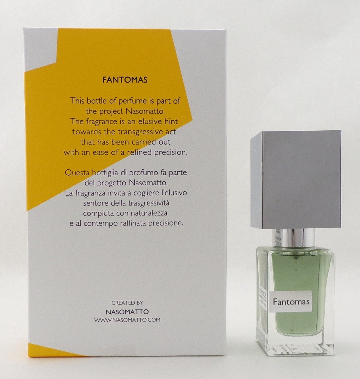 Nasomatto FANTOMAS 1 oz./ 30 ml. Extrait de Parfum Spray Unisex. New Sealed Box