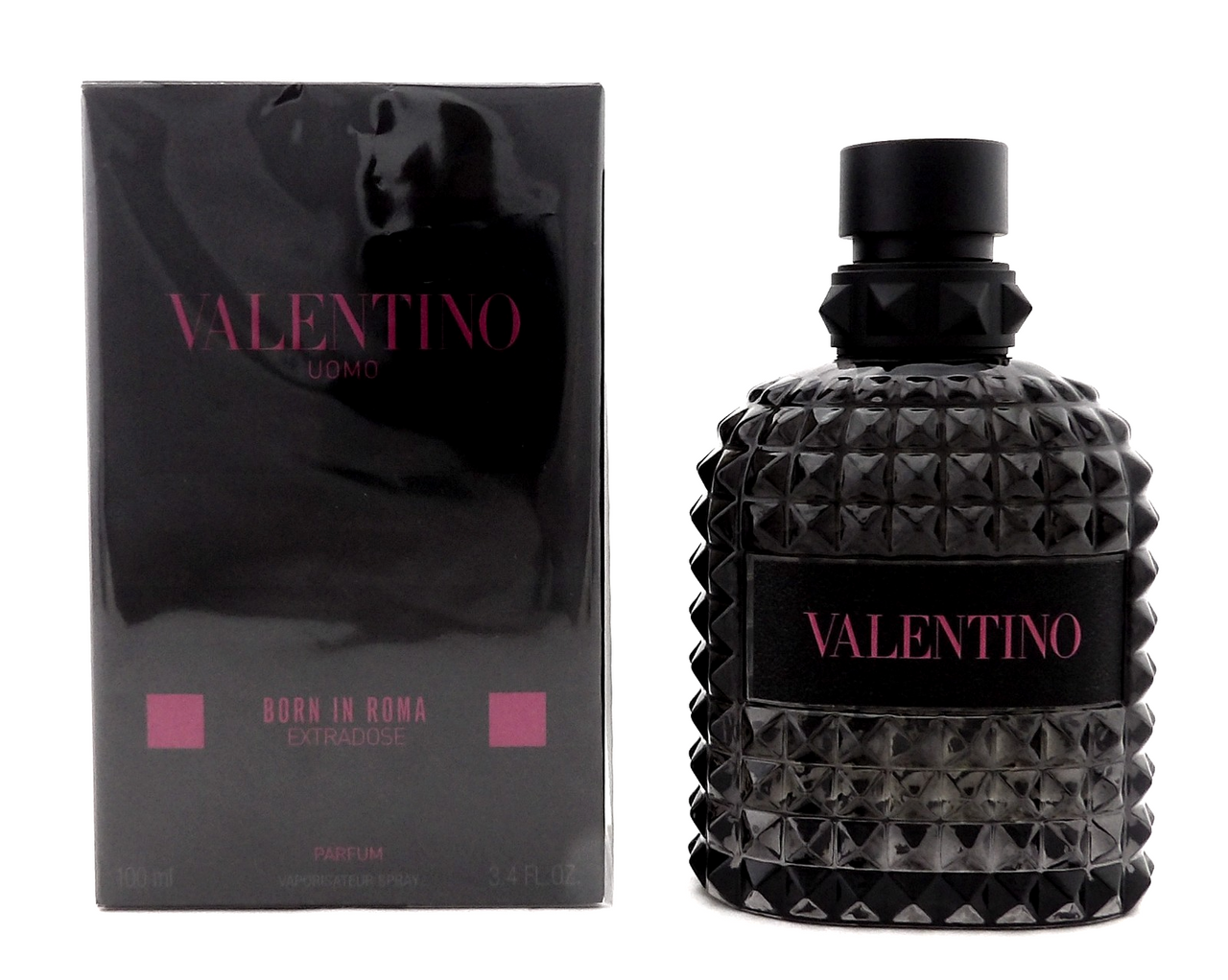 Valentino Uomo Born In Roma EXTRADOSE 3.4 oz Parfum Spray for Men New Sealed Box