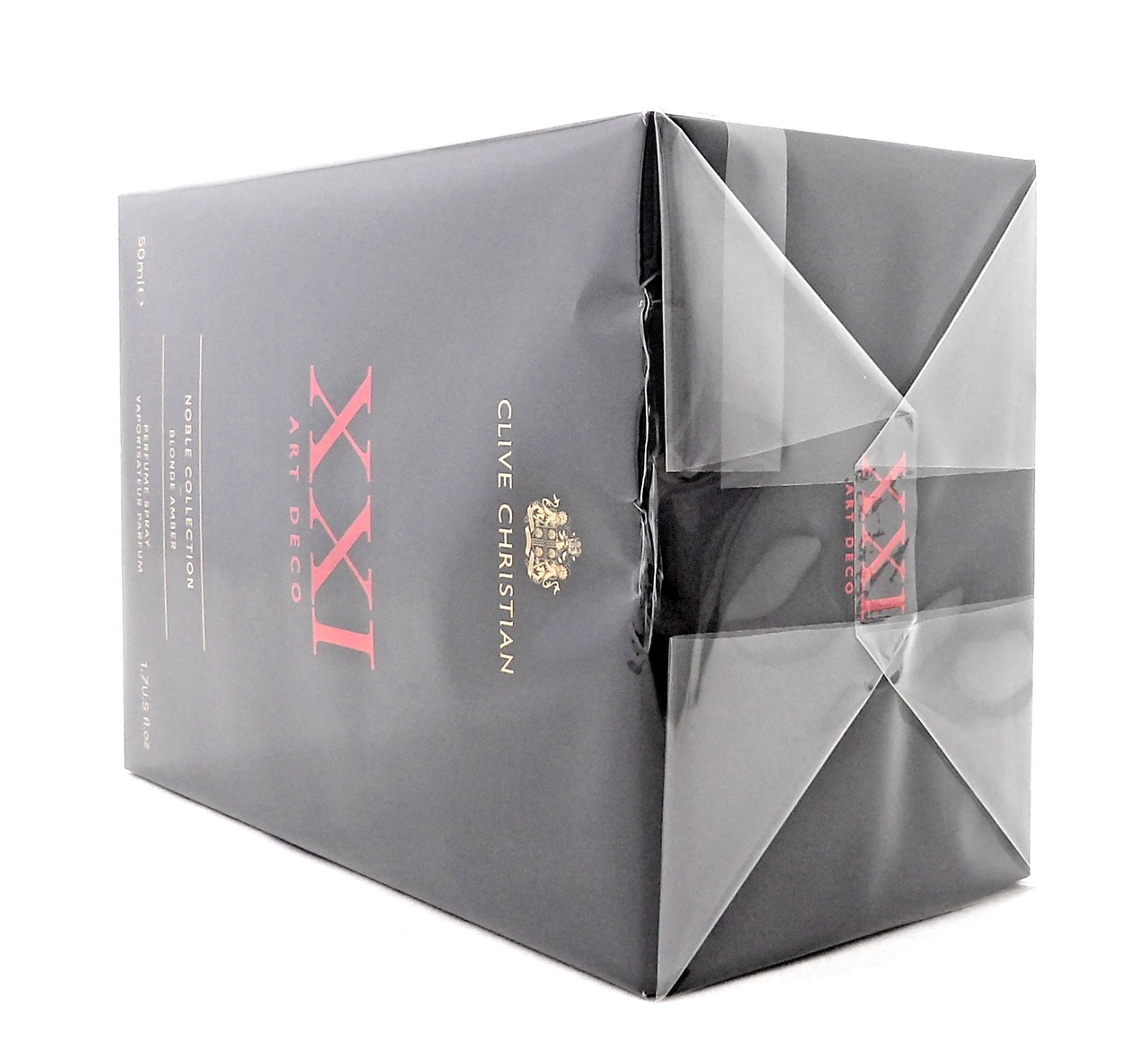 Clive Christian XXI Art Deco Blonde Amber 1.7 oz. Perfume Spray. New DAMAGED Box