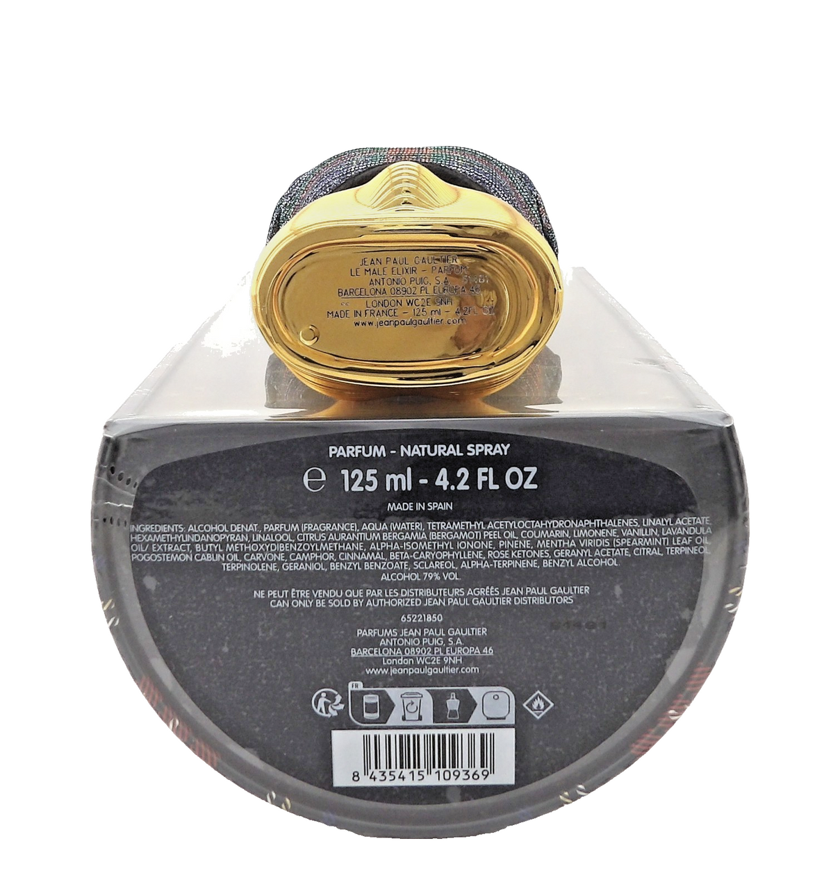 Jean Paul Gaultier Le Male ELIXIR Collector's Edition 4.2 oz. PARFUM