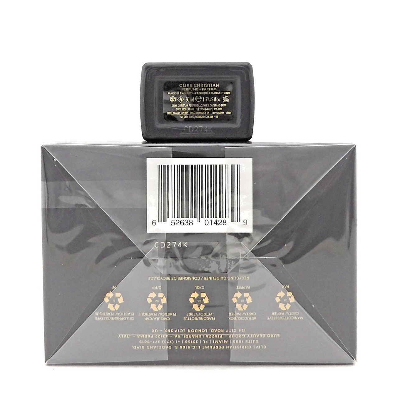 Clive Christian XXI Art Deco AMBERWOOD 1.7 oz. Perfume Spray Unisex. In box - new