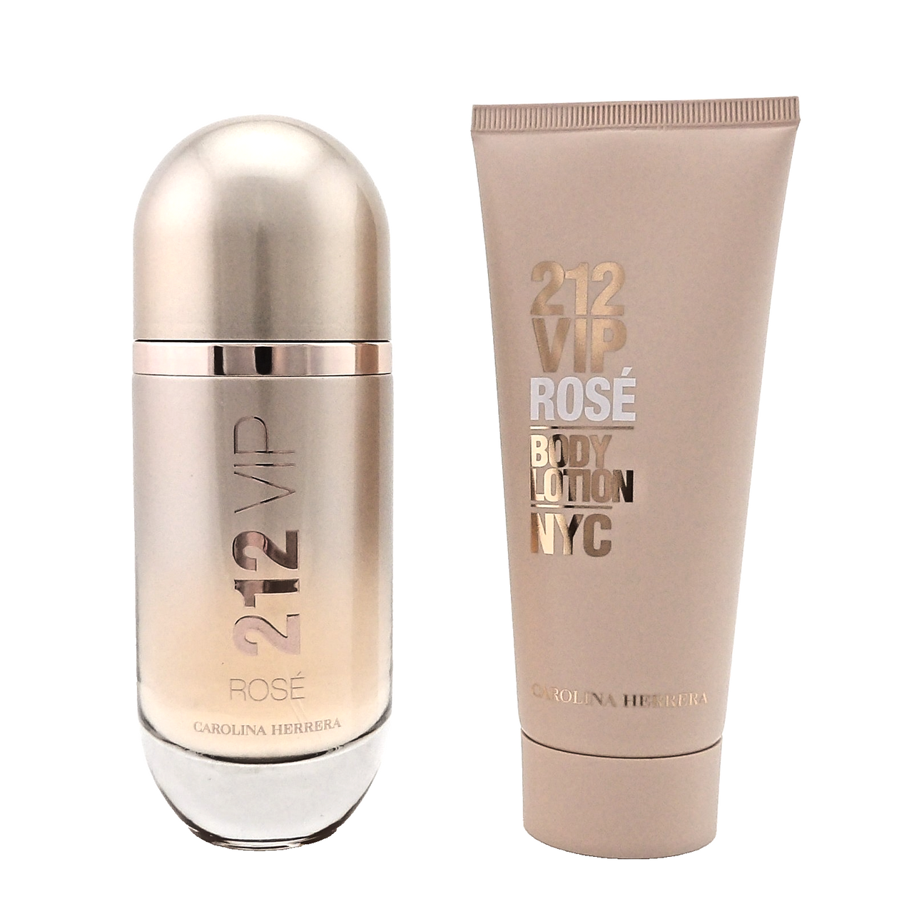 212 VIP ROSE by Carolina Herrera 2.7oz EDP Spray+ 3.4oz B/Lotion New Women's SET