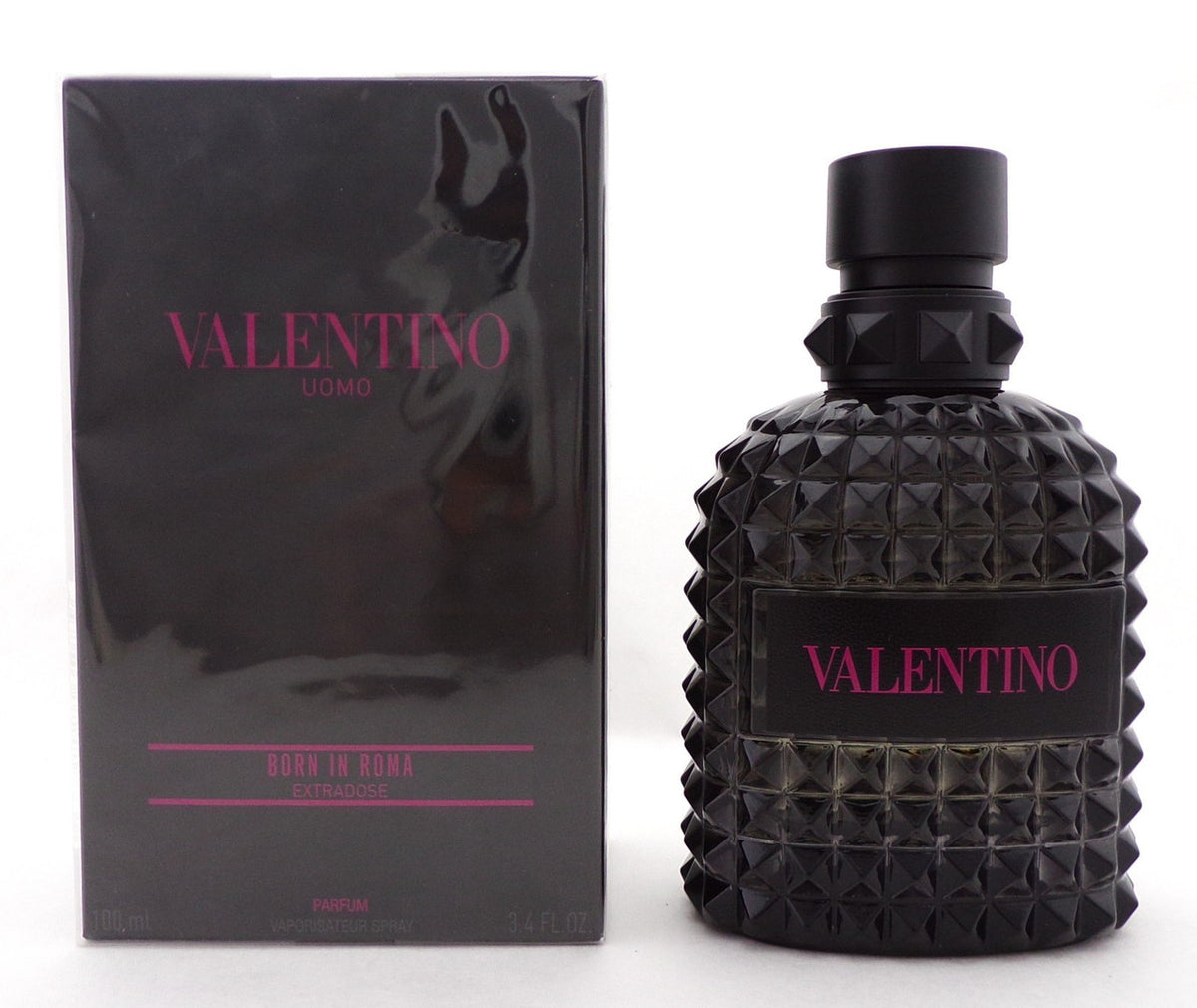 Valentino Uomo Born In Roma EXTRADOSE 3.4 oz Parfum Spray for Men New Sealed Box