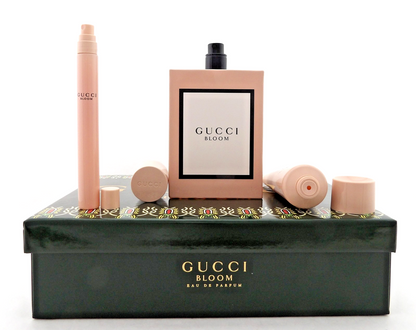Gucci Bloom 3.3 oz EDP Spray & 10 ml EDP Spray + 1.6 oz B/Lotion New Women's Set
