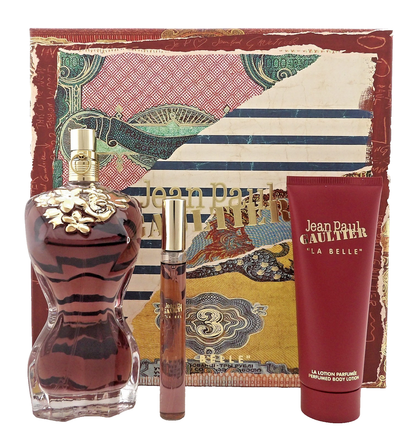Jean Paul Gaultier La Belle 3.4oz&10ml EDP Spray+2.5oz B/Lotion. New Women's SET