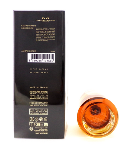 AMORE CAFFE by Mancera 4.0 oz./120 ml. Eau de Parfum Spray Unisex Brand New