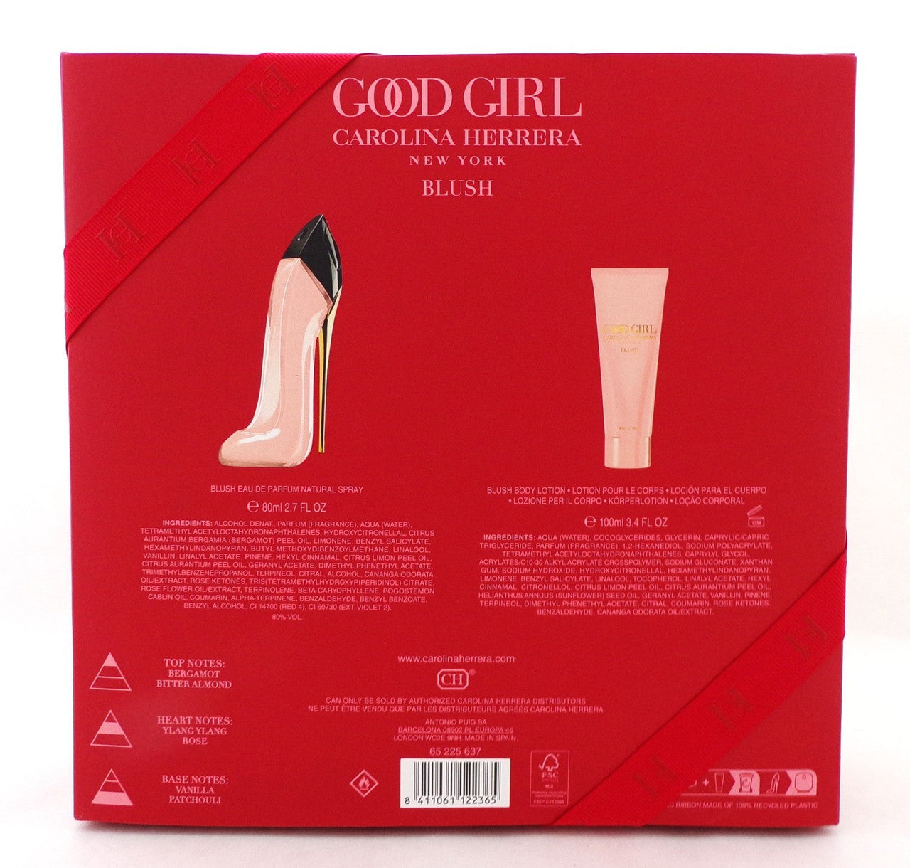 Good Girl Blush by Carolina Herrera 2.7oz EDP +3.4oz Body Lotion New Women's SET