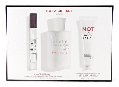 Juliette Has A Gun NOT A PERFUME 3.3oz & 0.25oz EDP Spray + 1.0oz B/Lot. New SET