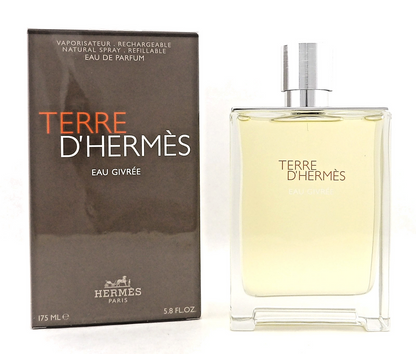 Hermes Terre d'Hermes Eau Givree 5.8 oz EDP Refillable Spray for Men. New in Box