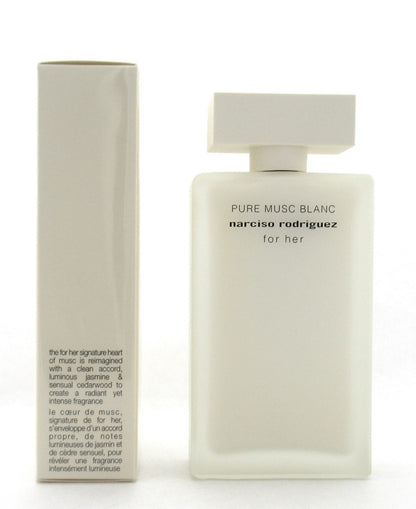 Pure Musc Blanc Narciso Rodriguez 3.3 oz. Eau De Parfum Intense Spray New Sealed