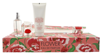 Kenzo FLOWER 3.3 oz. & 0.5 oz EDP Spray + 2.5 oz Body Milk. New Women's SET