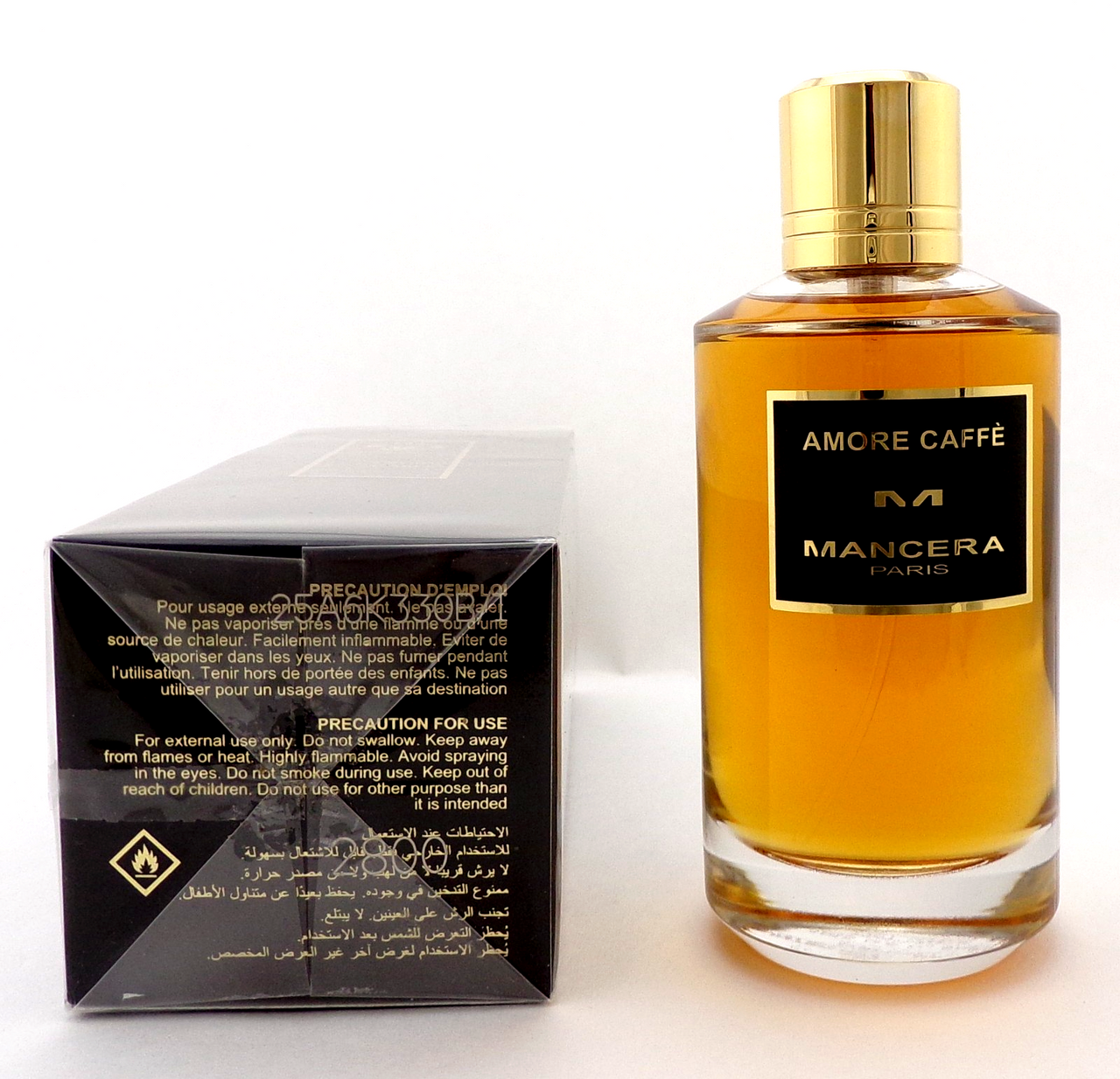 Mancera AMORE CAFFE 4.0 oz./120 ml. Eau de Parfum Spray Unisex. New Damaged Box