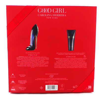 Good Girl by Carolina Herrera 2.7oz EDP Spray + 3.4oz B/Lotion. Women's New Set