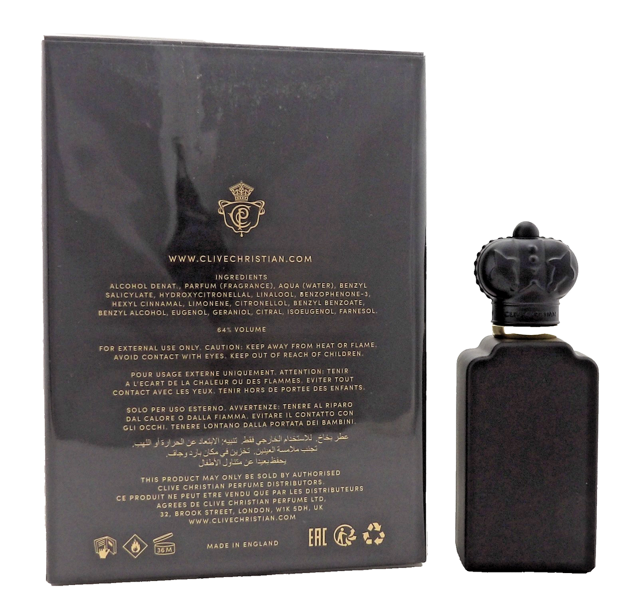 Clive Christian VII QUEEN ANNE Cosmos Flower 1.7 oz Parfum Spray. New Sealed Box