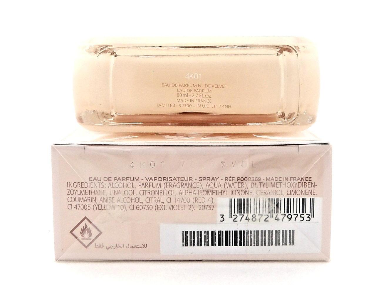 Irresistible Givenchy NUDE VELVET 2.7 oz. EDP Spray for Women. New Sealed Box