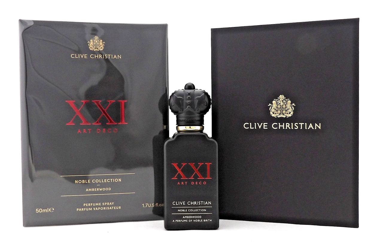 Clive Christian XXI Art Deco AMBERWOOD 1.7 oz. Perfume Spray Unisex. In box - new