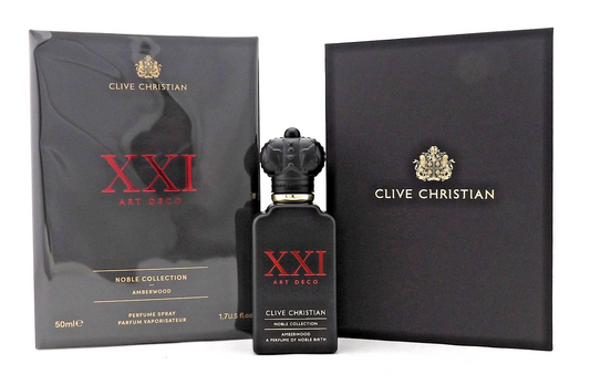 Clive Christian XXI Art Deco AMBERWOOD 1.7 oz. Perfume Spray Unisex. In box - new