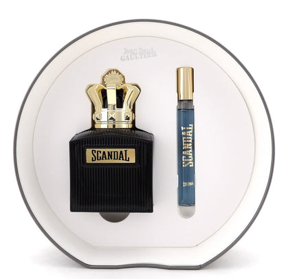 Jean Paul Gaultier Scandal INTENSE 3.4oz+0.34oz EDP Intense Spray. New Men's Set