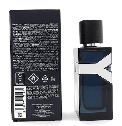 Y by Yves Saint Laurent 3.3 oz. EDP Intense Spray for Men. New Box NO Cellophane