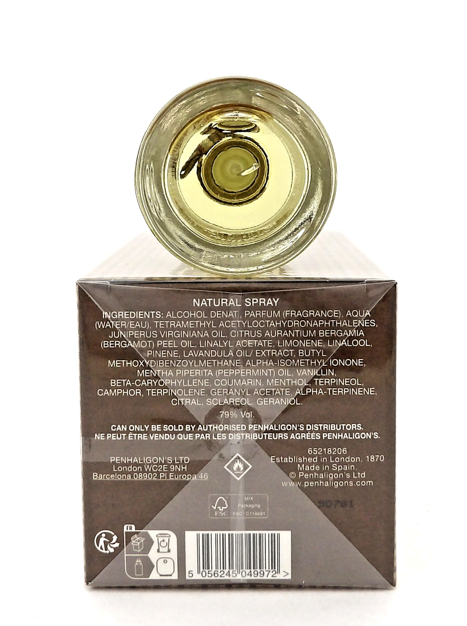 Penhaligon's The Cut 3.4 oz./ 100 ml. Eau de Parfum Spray for Men New Sealed Box