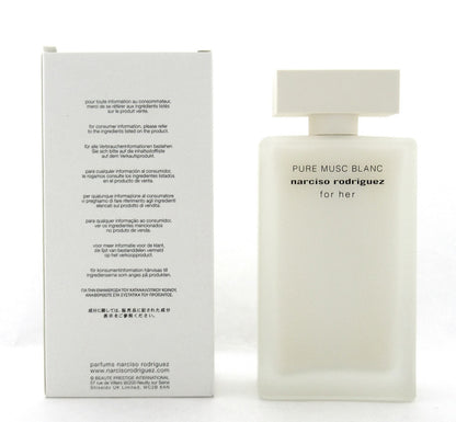 Pure Musc Blanc Narciso Rodriguez 3.3 oz. Eau De Parfum Intense Spray New Tester