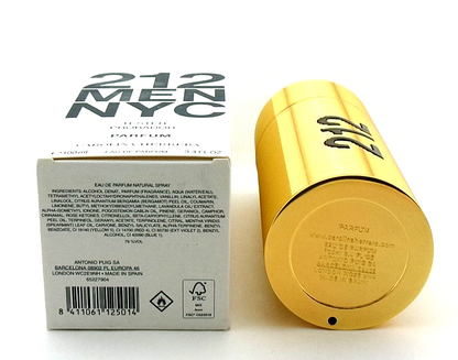 Carolina Herrera 212 Men NYC Parfum 100 ml./3.4 oz. EDP Spray New Tester