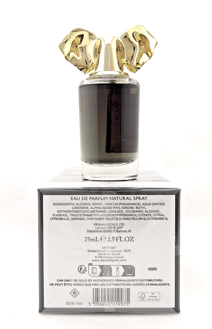 Penhaligon's The Omniscient Mister Thompson 2.5 oz EDP Spray Men. New Sealed Box