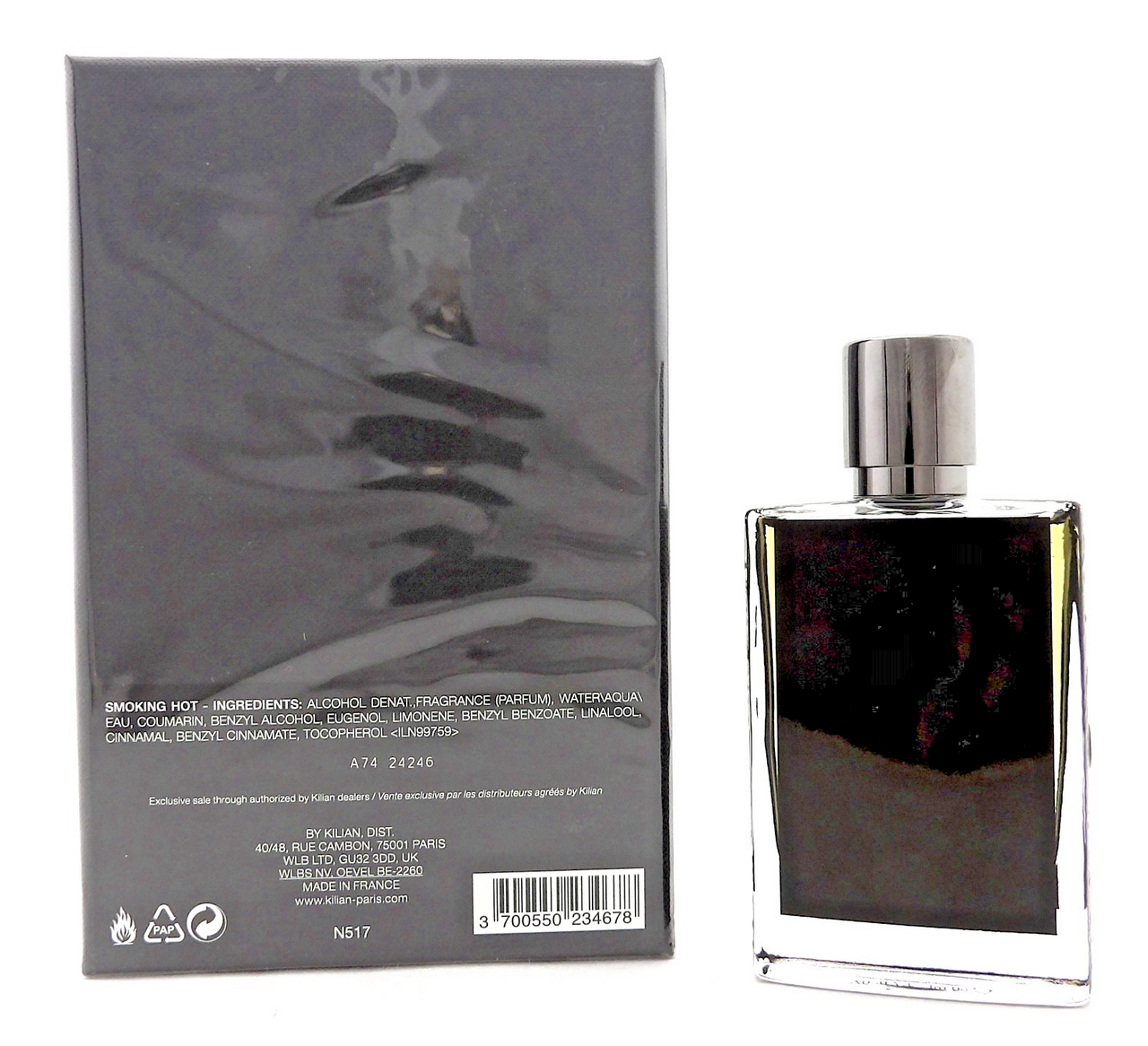 Smoking Hot by Kilian 1.7oz Eau de Parfum Spray Refillable Unisex New Sealed Box