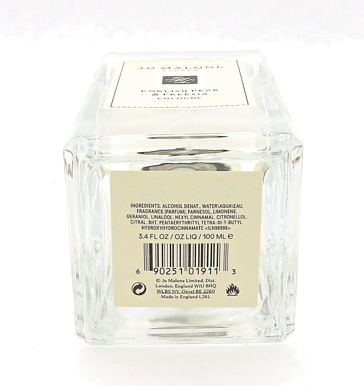 Jo Malone English Pear & Freesia 3.4 oz/100 ml Cologne Spray Unisex. New. NO Box