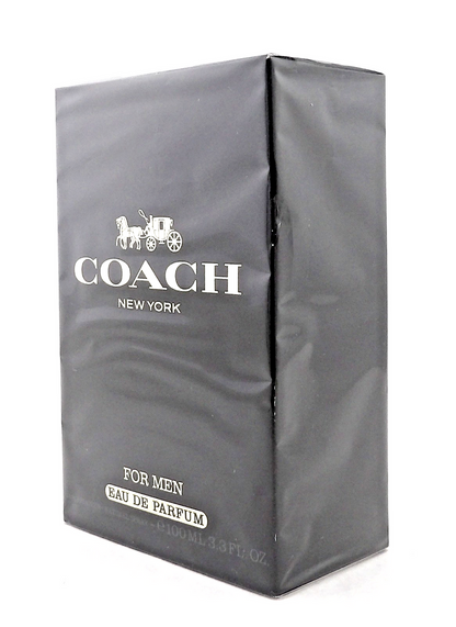 Coach New York Men by Coach 3.3 oz /100 ml Eau de Parfum Spray. New. DAMAGED Box