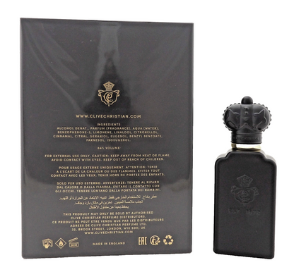 Clive Christian VIII Rococo Immortelle 1.7 oz Parfum Spray for Men. New in Box
