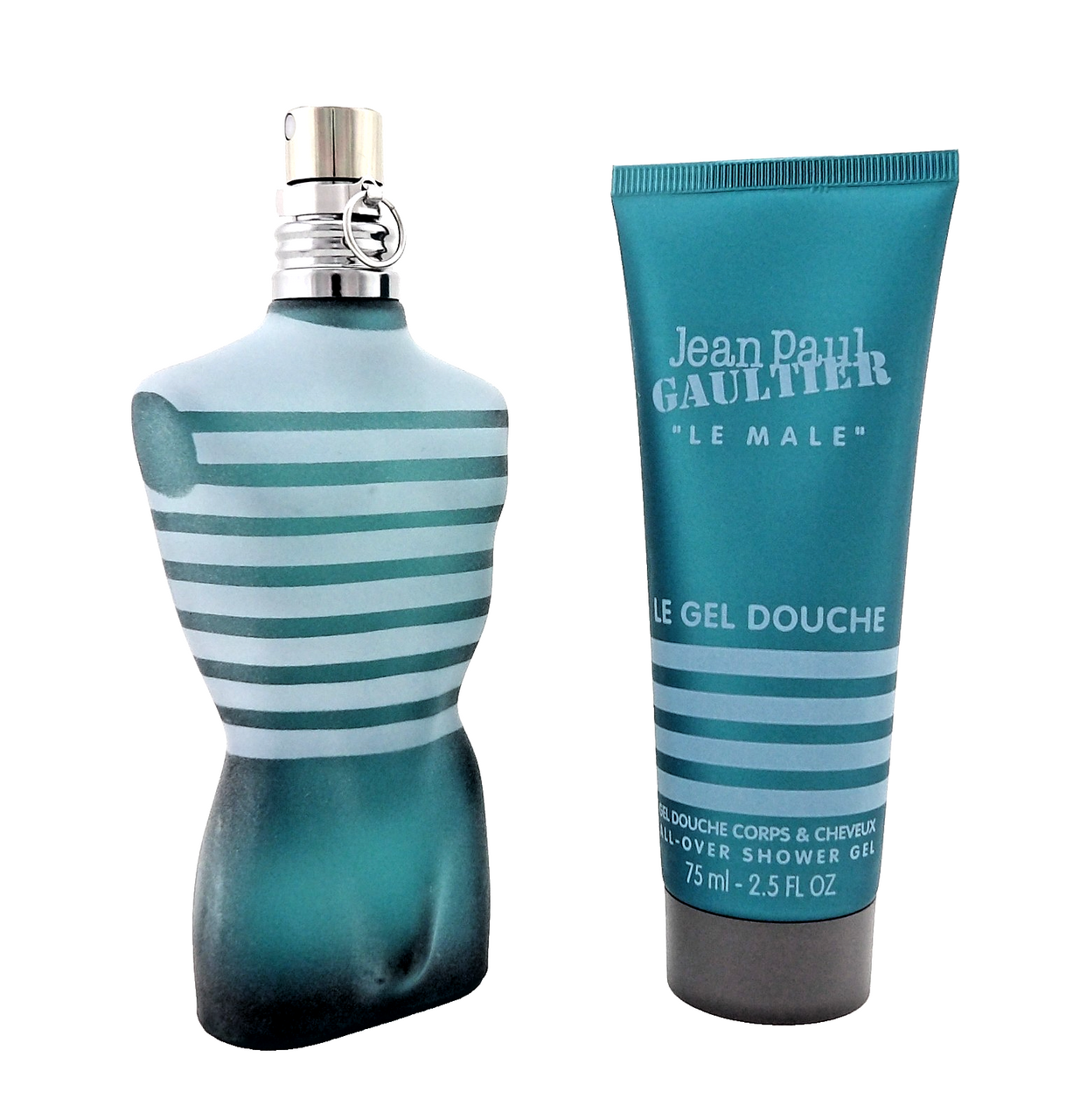 Jean Paul Gaultier LE MALE 2.5 oz. EDT Spray + 2.5 oz. Shower Gel. New Men's SET