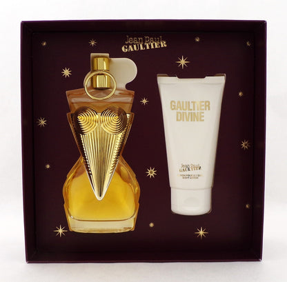 Gaultier Divine by Jean Paul Gaultier 3.4 oz EDP Spray + 2.5 oz B/Lotion SET - NEW
