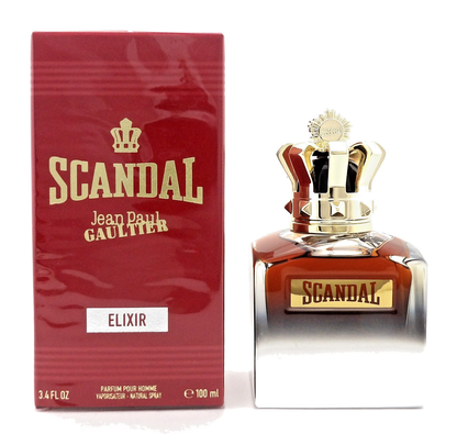 Scandal ELIXIR by Jean Paul Gaultier 3.4 oz Parfum Spray for Men. New Sealed Box
