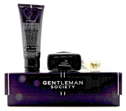 Givenchy Gentleman Society 3.3oz & 12.5ml EDP Spray+ 2.5oz Sh/Gel. New Men's SET