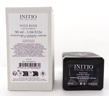 Initio WILD RUSH 3.04 oz./ 90 ml. Eau de Parfum Spray Unisex. New TESTER w/Cap