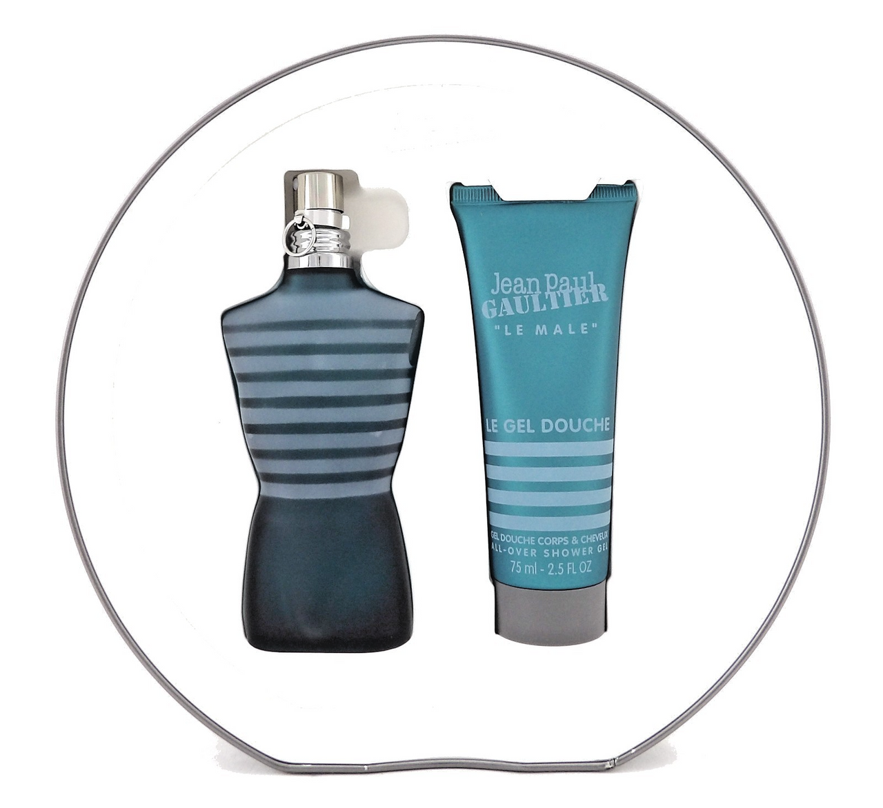 Jean Paul Gaultier LE MALE 2.5 oz. EDT Spray + 2.5 oz. Shower Gel. New Men's SET