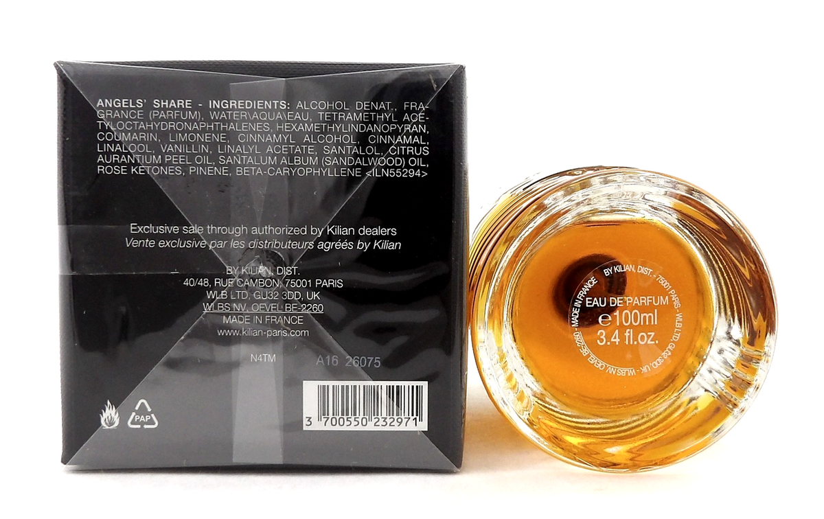 ANGELS' SHARE by Kilian 3.4 oz. Eau de Parfum Refillable Spray Unisex. New Box