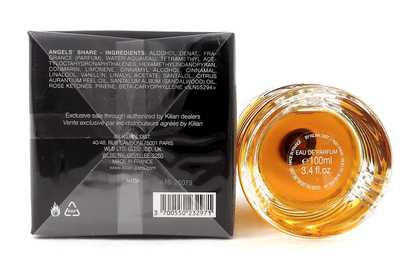 ANGELS' SHARE by Kilian 3.4 oz. Eau de Parfum Refillable Spray Unisex. New Box