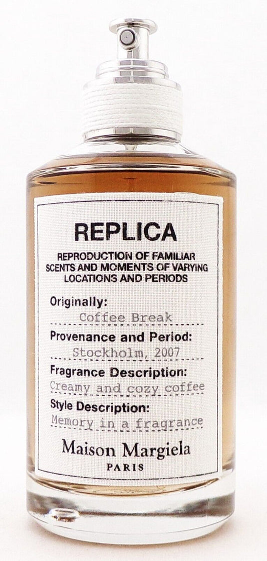 Replica Coffee Break by Maison Margiela 3.4 oz. EDT Refillable Spray New NO BOX