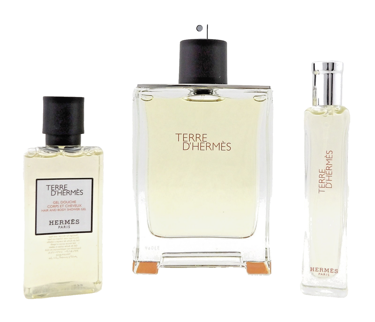 Terre D'Hermes by Hermes 3.3 oz & 15 ml EDT + 1.35 oz Shower Gel. New Men's SET