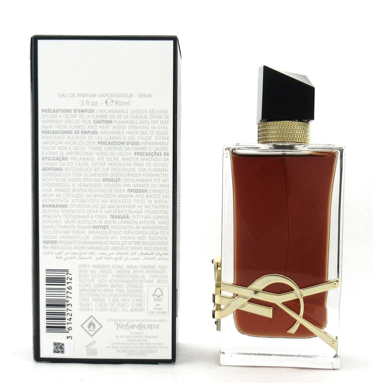 Yves Saint Laurent Libre LE PARFUM 3.0 oz. EDP Refillable Spray for Women New NO CELLOPHANE