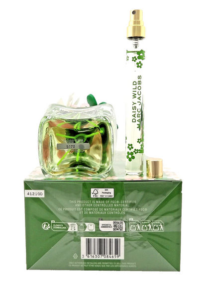 Marc Jacobs DAISY WILD 3.3oz + 10ml Eau de Parfum Spray for Women New Travel SET