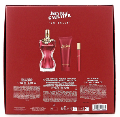 Jean Paul Gaultier La Belle 3.4oz&10ml EDP Spray+2.5oz B/Lotion. New Women's SET
