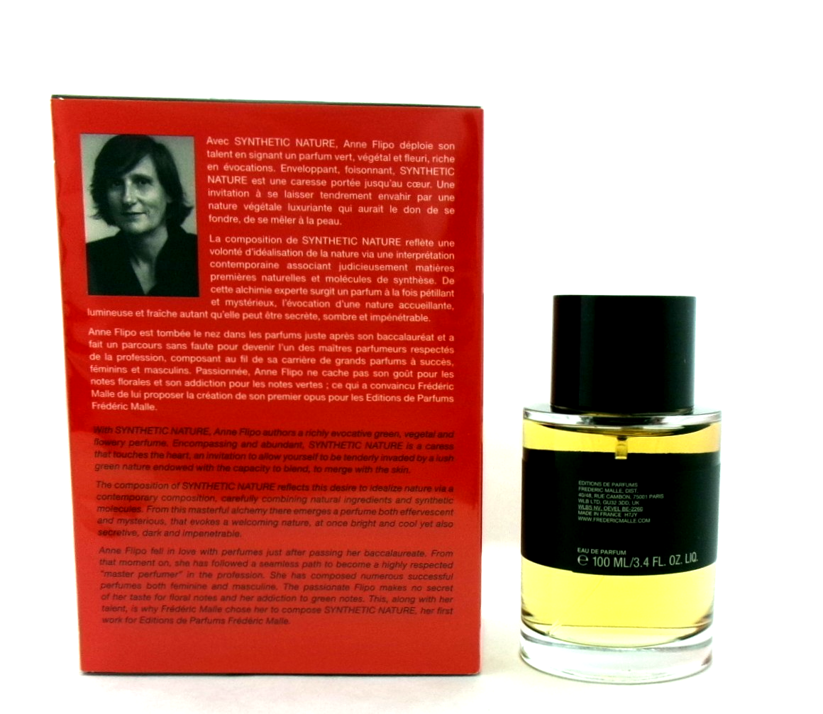 Synthetic Nature Anne Flipo Frederic Malle 3.4 oz. EDP Spray New in Sealed Box