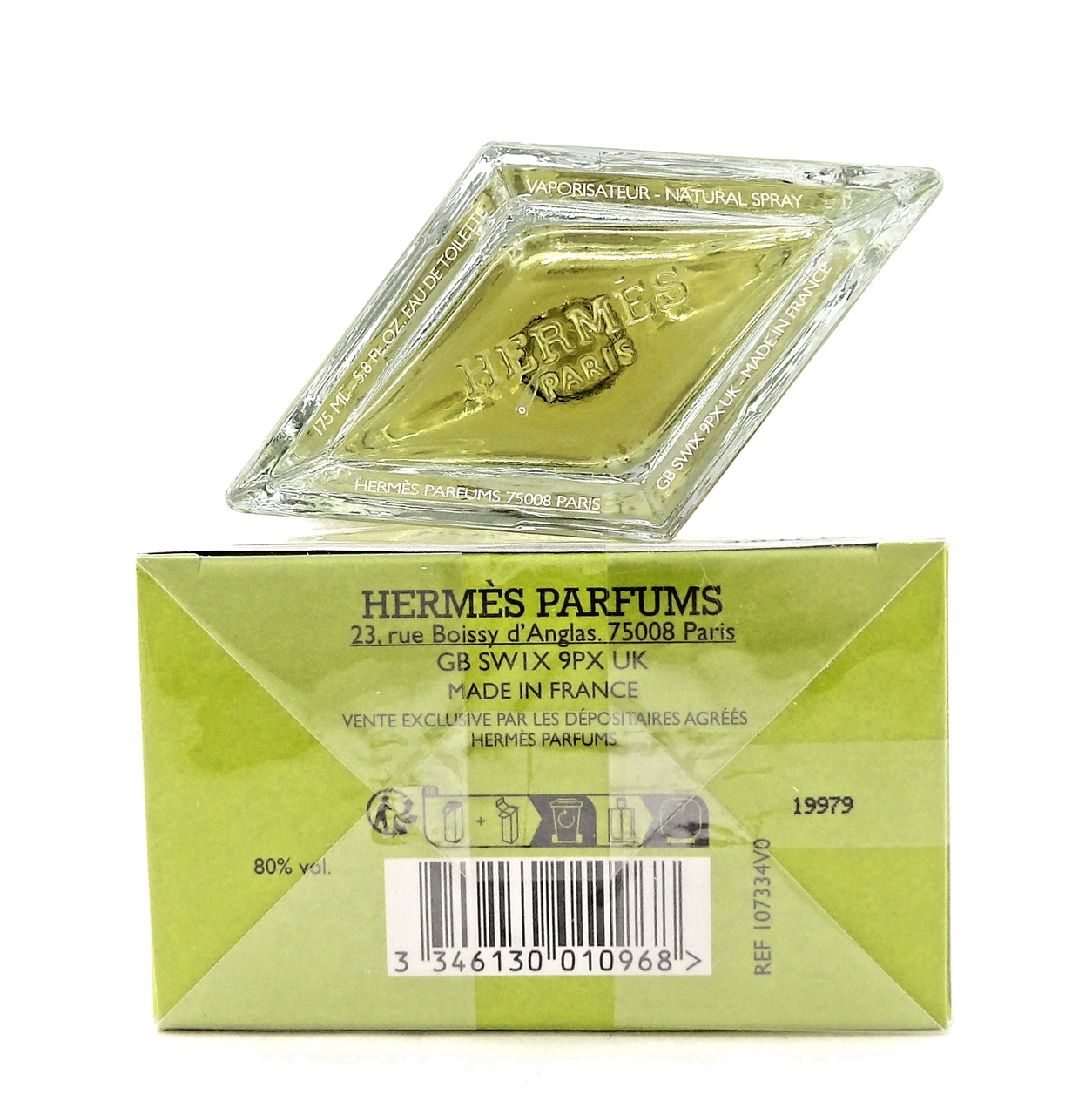 H24 by Hermes 5.8 oz. Eau de Toilette Spray REFILLABLE for Men. New Sealed Box